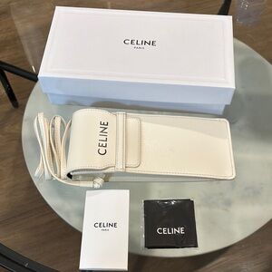 Celine Cream sunglass case